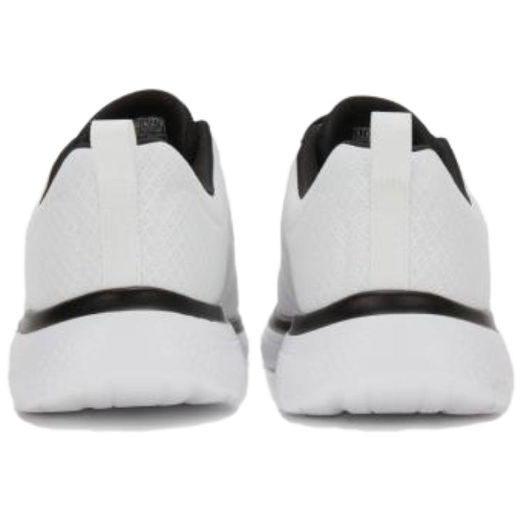 Skechers Пена с эффектом памяти Удобные Универсальные Амортизирующие Нескользящие Прочные Дышащие Легкие Низкие Повседневные Кроссовки Мужские Белый 8790258-WBK