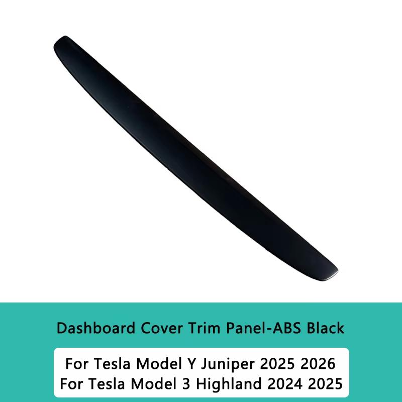 For Tesla Model 3 Highland Dashboard Cover Trim Model Y Juniper Air Outlet Trim Strip Panel Stylish Interior Car Accessories