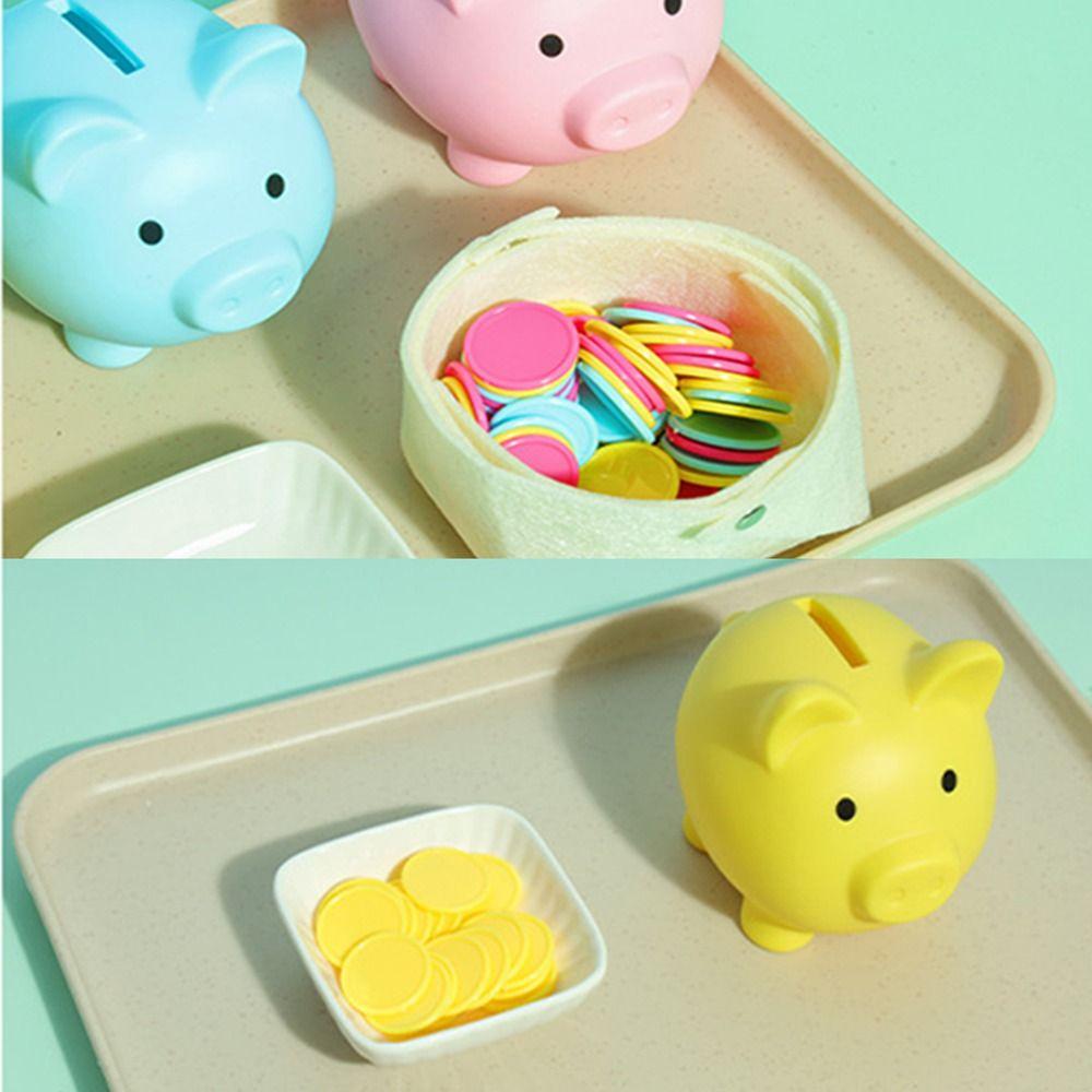 Colorful Piggy Bank Color Matching Toys Toddler Coin-operated Toy Movement Training for Children