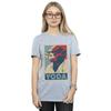 Star Wars Womens/Ladies Yoda Poster Cotton Boyfriend T-Shirt