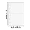 A7 Clear Sticker Photo Storage Album Sheet Protectors Book Organizer Folder for Office Administrative Staff Project Managers