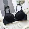 Women's Plus Size Push Up Bra Sexy Floral Lace Full Coverage Underwired Bra Padded Supportive Everyday Bra for Heavy Breast
