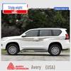 Toyota Prado 10-22 Модели Автомобильная Полоса на Кузов Наклейка на Поясную Линию.