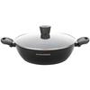 Кастрюля Basse 1,6 л, индукционная, 20 см, антиадгезив Revêtement, алюминий Florina Bono Noir 81649