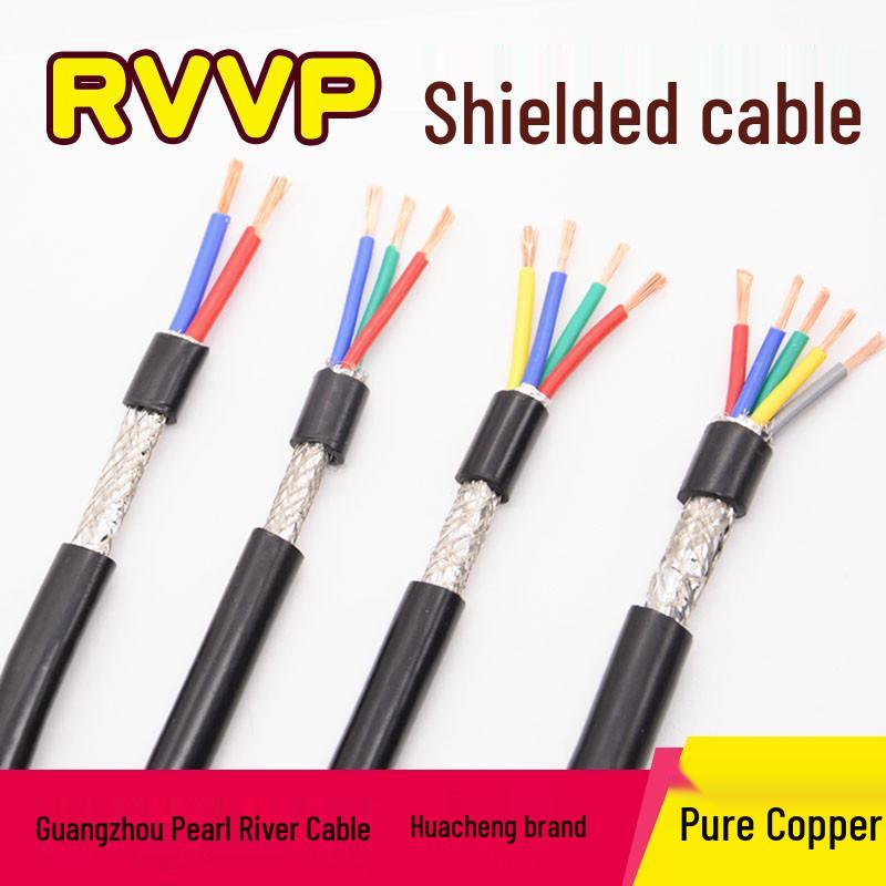 Zhujiang Cable RVVP Экранированный Гибкий Медный Кабель (2x0.75/2x1/2x1.5) Национальный стандарт