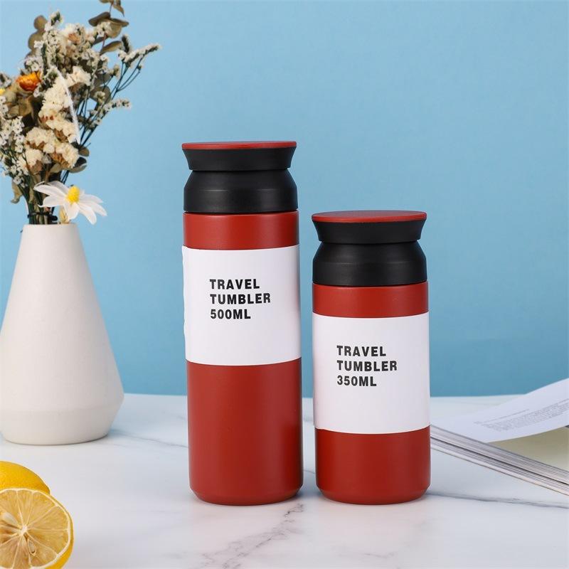 Вакуумная чашка из нержавеющей стали для студентов, переносная чашка для использования на открытом воздухе, мужская и женская переносная кофейная чашка