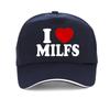 Я люблю MILFS Я люблю горячих мам Принт бейсболка Повседневная Унисекс Женская шляпа регулируемая летняя Тракерные кепки gorras