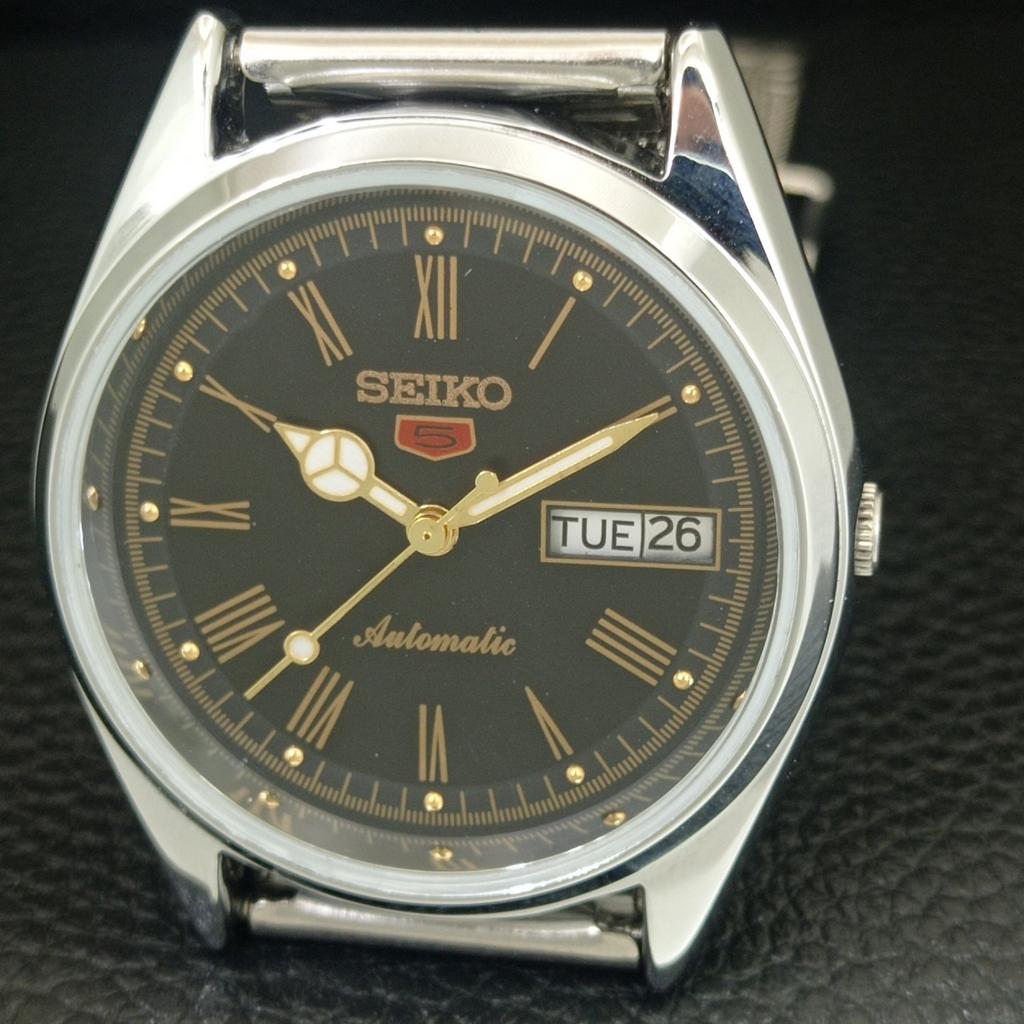 ЯПОНСКИЕ ВИНТАЖНЫЕ ОТРЕМОНТИРОВАННЫЕ МУЖСКИЕ ЧАСЫ SEIKO 5 АВТОМАТИЧЕСКИЕ 6309A a442147-4