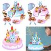 37/38PCS Multicolor Birthday Cake Cutting Toys Playing Role Game Kitchen Toy  Gift