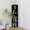 VidaXL Corner Cabinet Black 33x33x164.5 Cm Chipboard