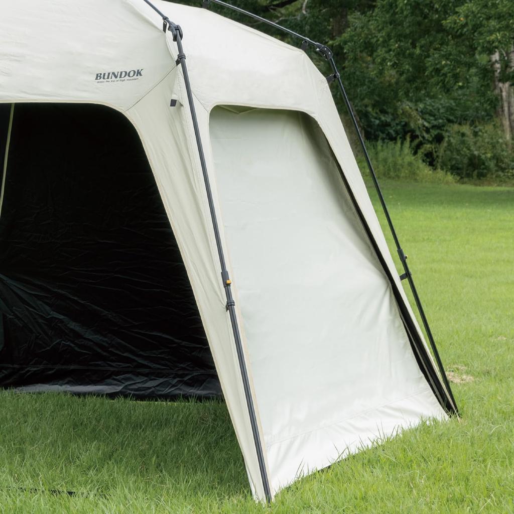 BUNDOK Quick Tarp Side Wall Black Coating BD-509, Light Blocking, Heat Blocking, UV Protection, Compatible with BDK-138