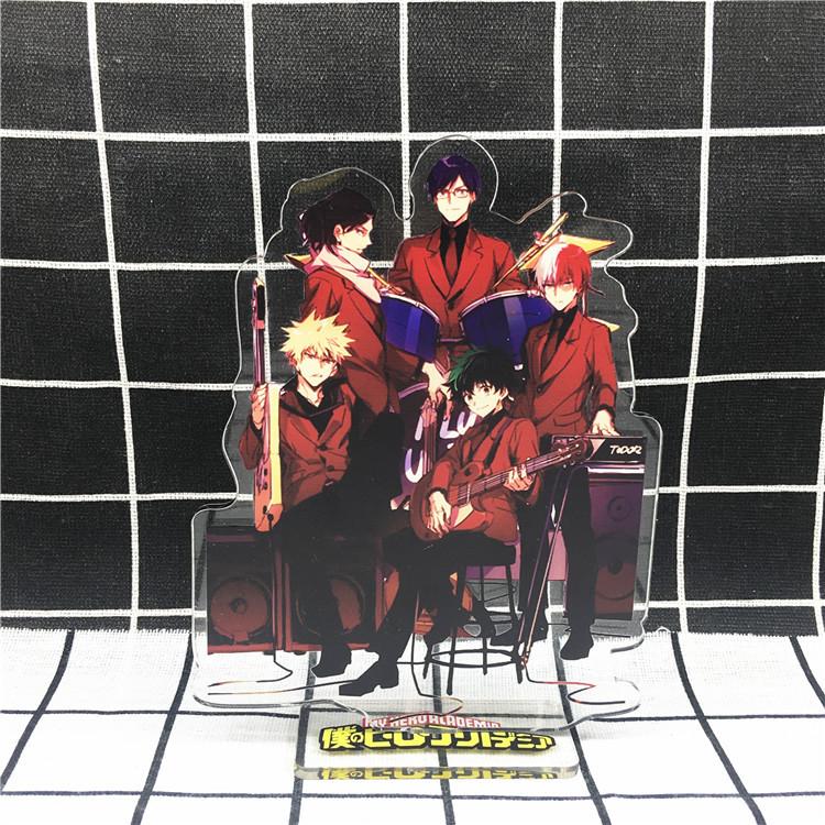 Игровая аниме-геройская академия, акриловая подставка для персонажей, брелок для ключей, акриловая подставка для фигурки, окрашенный декор стола, украшение, подарок