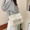 Zipper Bag Solid Color Itabag Cotton Doll Bag Shoulder Bag Creative Transparent Bags  Women