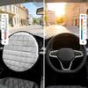 Heat-Resistant Car Steering Wheel Sunshade Cover Aluminum Foil Steering Wheel Cover  Summer Use