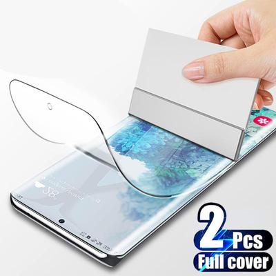 2 шт. защитная гидрогелевая пленка с полным покрытием для Samsung Galaxy Z Fold3 Z Flip3 S22 S21 Ultra S10 S9 S8 Note 8 9 A51 A71 A50 A70 M51, не стекло