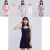Elegant Women Tank Top Cami Mini Short Dress With Adjustable Spaghetti Straps