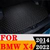 Sinjayer Car AUTO Trunk Mat ALL Weather Tail Boot Luggage Pad Carpet Flat Side Cargo Liner Cover Fit For BMW X4 2014-
