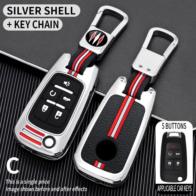for Buick /Opel Vauxhall Insignia Astra J Mokka Zafira GL8 for Chevrolet Cruze Malibu Aveo Lova for Car Key Cover Fob Case Shell