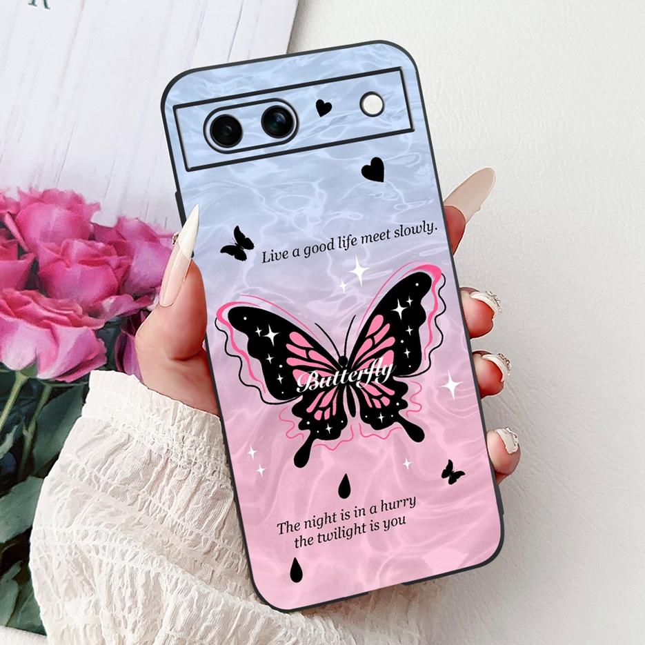 For Google Pixel 8A Case Pixel8 Pro Cute Cat Lion Painted Cover Soft TPU Phone Case For Google Pixel 8 Pro Pixel8A Fundas Bumper