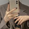 10pcs/set Simple Personalized Retro Ring Circle Index Finger Ring Tail Ring Creative Women Thin Joint Ring Jewelry