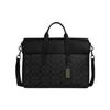 New Sullivan Cow Leather Briefcase Handbag Shoulder Bag Crossbody Bag Large Size Men's Black C9873-QBMI5