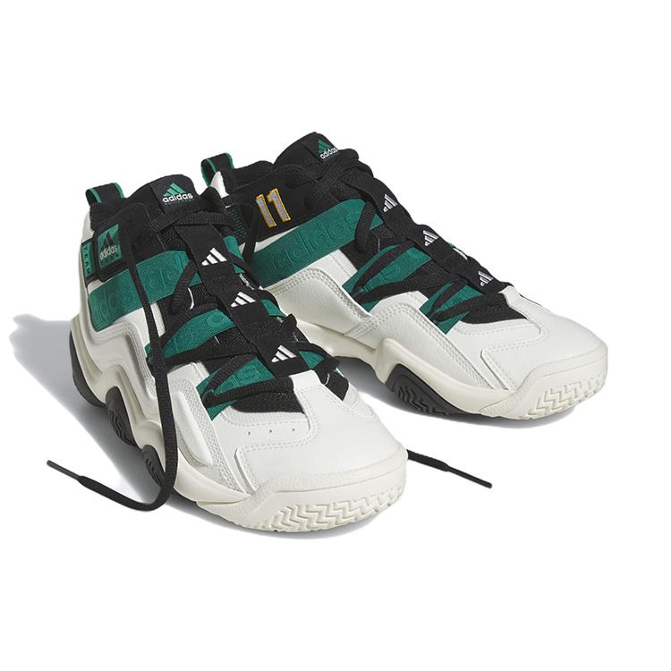 Adidas Мужские кроссовки Top Ten 2000 Off White Dark Teal Cream Core-Black, Silver-Metallic FZ6221