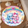 Rainbow Bears  Round Rug for Livingroom,Bedroom, Palyroom, Chair Rug, Area rug, Circle Carpet, Large Size Fan Christmas gift