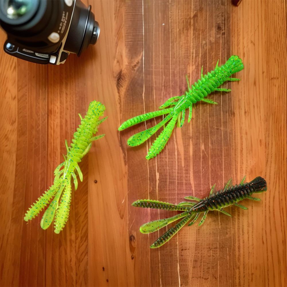 10pcs 70mm Floating Fishing Soft Lure Soft Fishing Lure Fishing Bait for Bass Trout Walleye Crappie