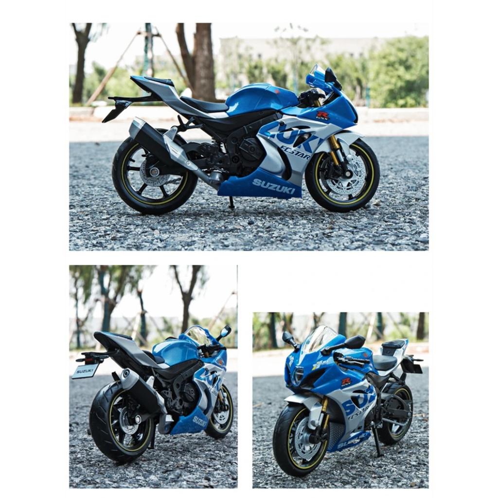 1/12 Suzuki GSX-R1000R литой гоночный мотоцикл модель уличного кросс-кантри мотоцикла имитационная детская игрушка подарок