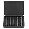 5Pcs Screw Extractor High Speed Steel Remover Double Head Removal Tool Set Kit with Box