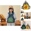 Stylish Childrens Dinosaur School Backpack Charming Nylon Material For Young Students