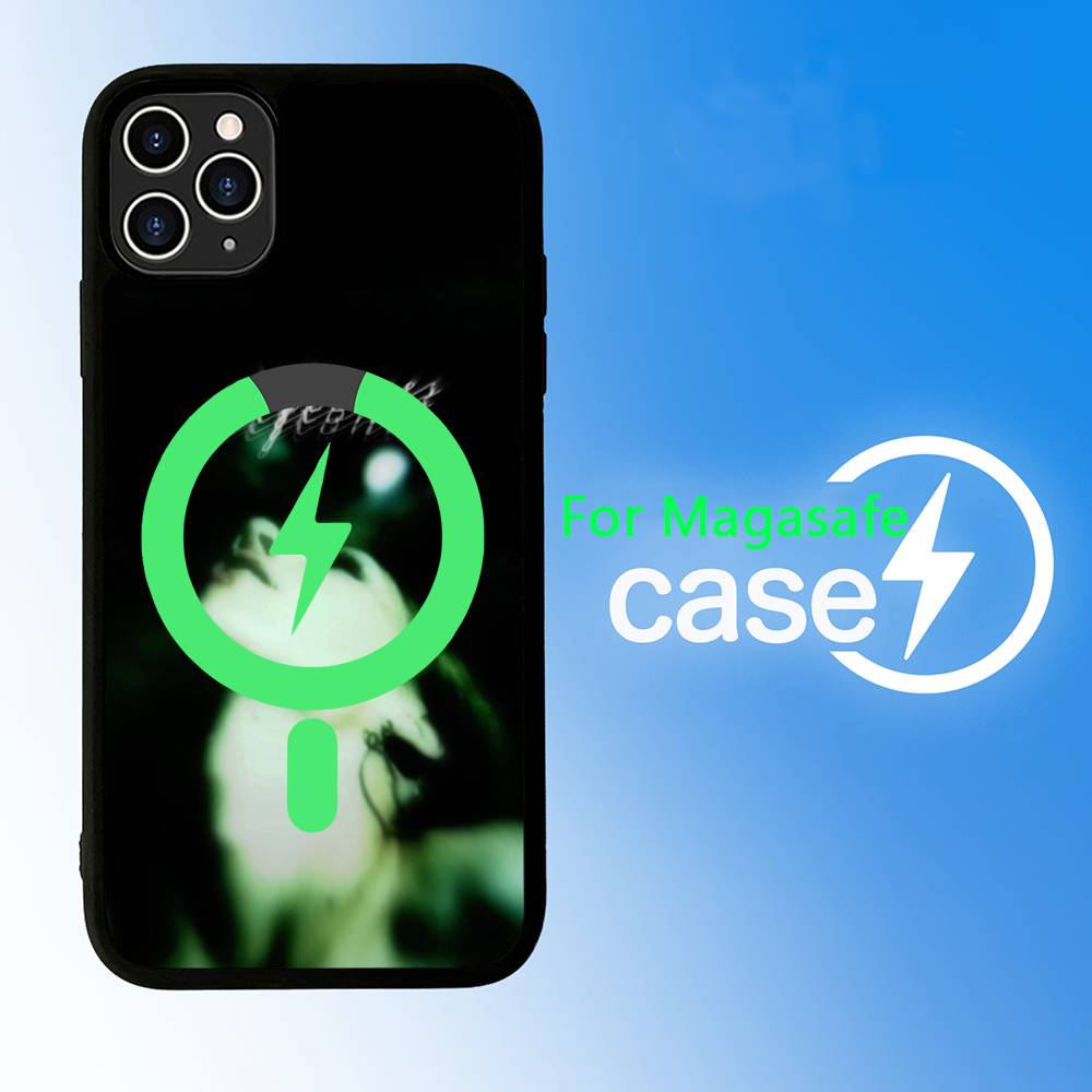 Band D-Deftones Black For Magsafe Magnetic Phone Case For iPhone 16 15 17 Pro Max 11 12 13 14 Plus Cover