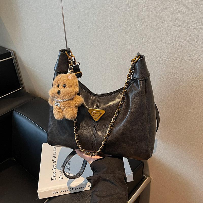 Премиальная сумка-мессенджер женская новая осенне-зимняя большой вместимости ретро универсальная сумка-пельмень для поездок на работу