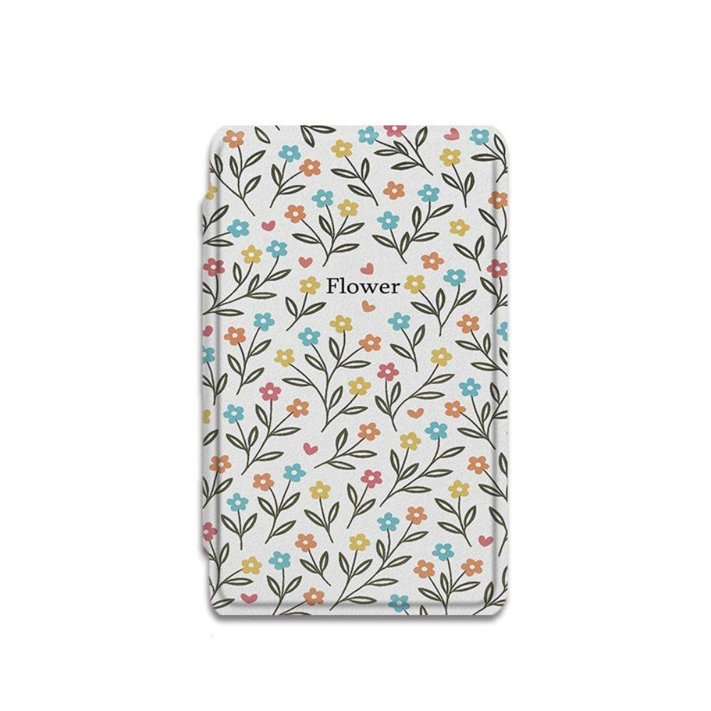 Anti-fall Protective Cover Floral Pattern Folio Shell Premium Magnetic Case for XTEINK X4/X3