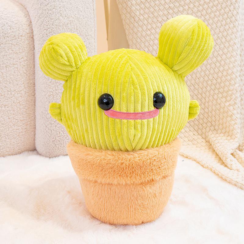 Cactus Plush Toy Plant Doll - Potted Ornament & Photo Prop
