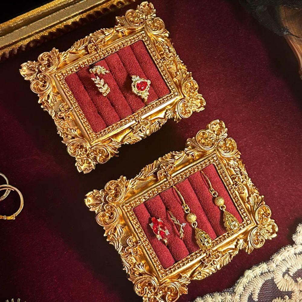 Resin Ring Jewelry Tray Photo Frame Jewelry storage frame Photography Display Item Prop