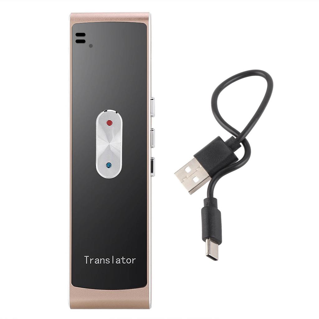 New T8S Intelligent Translator Multilanguage Two Way Real Time Interpretation Translator(Gold)