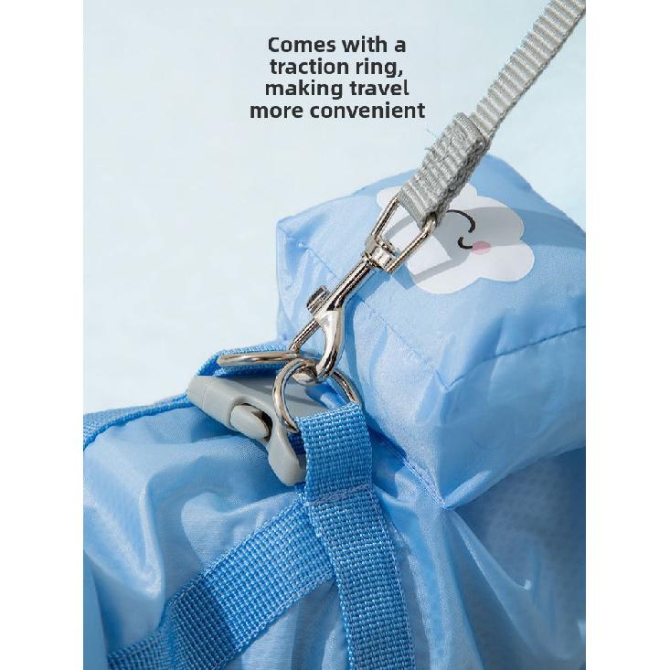 Мультяшный водонепроницаемый дождевик для питомца, пончо с четырьмя лапами, всеобъемлющее, для средних и маленьких собак, щенков, одежда для собак на дождливый день, лето