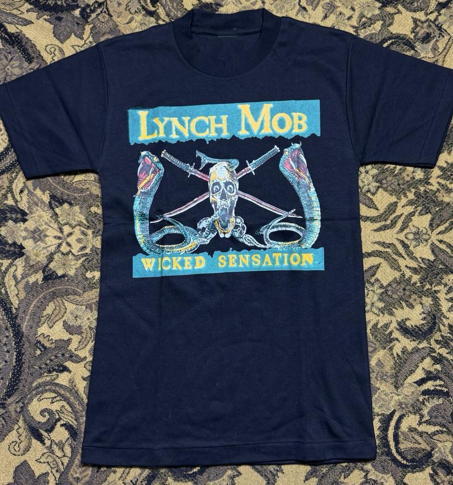 Редкий! Lynch Mob Band Wicked Sensation Band унисекс Унисекс Футболка