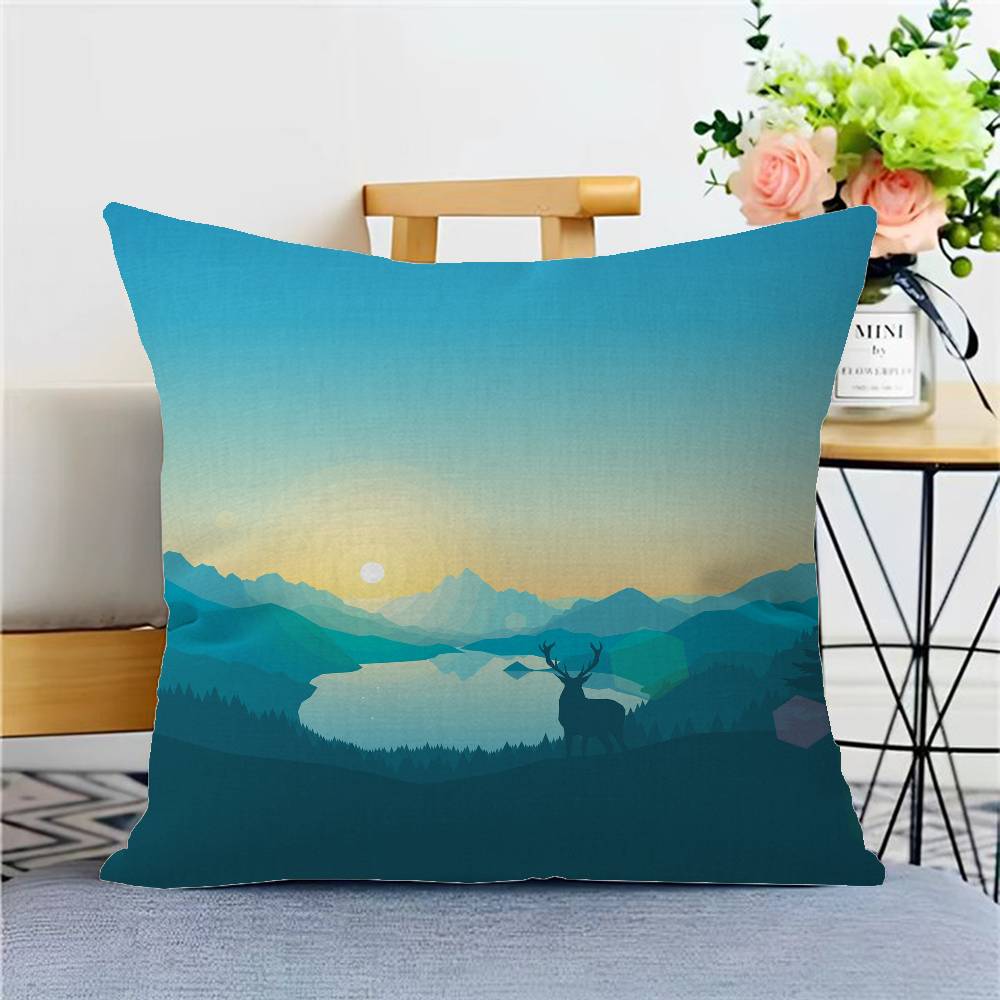 Deep Forest Firewatch Pillowcases Home Bedding Decorative Pillow Cover Wedding Super Soft Pillow Case
