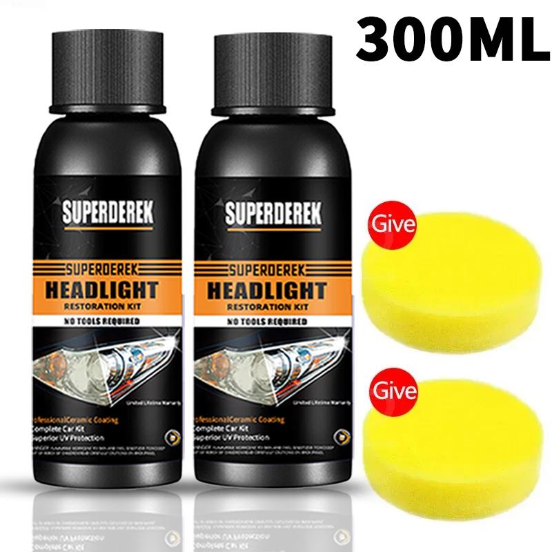 Полироль для фар Набор для восстановления фар Жидкий испаритель Полимерная жидкость Защита от царапин Чистка царапин Техническое обслуживание