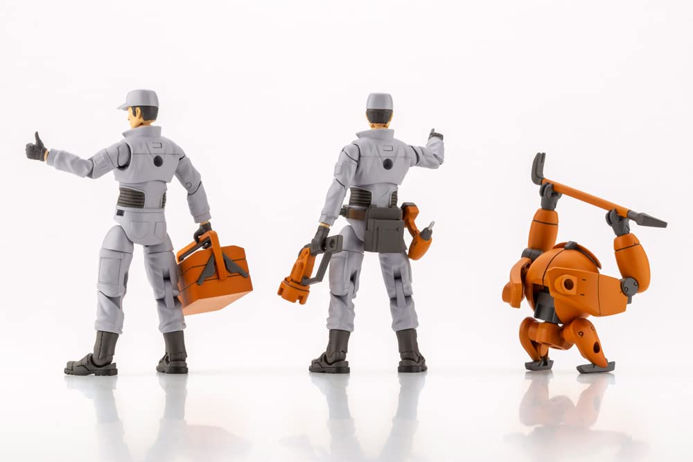 Hexa Gear Governor Engineer Set A Высота 74 мм Масштаб пластиковой модели Цвет литья HG104 приблизительно. 1/24