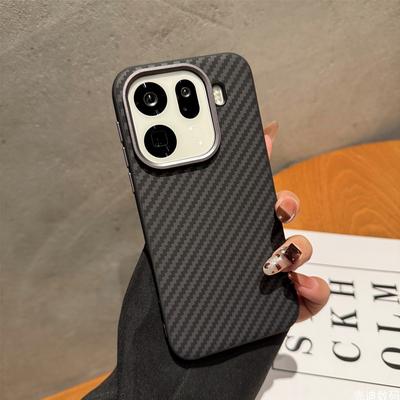 Чехол для OPPO Find X9 Pro Магнитный Углеродное волокно Защита от отпечатков пальцев Защита от падений Чехол для OPPO Find X9 Ободок Амортизирующий