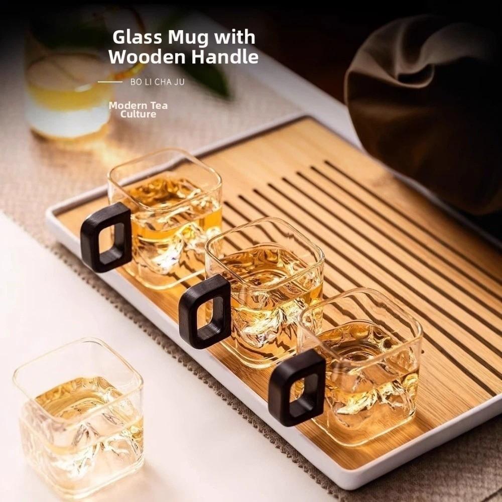 Thicken Clear Glass Cup High-Temperature Resistant Coffee Mug Creative Whiskey Glass Party