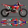 SPACE Custom Motorcycle Graphics Background Decal for GASGAS  Decals Stickers Kits 2012 2013 2014 2015 2016 2017 EC 006