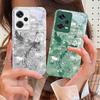 Чехол для телефона Broken Diamond Phoenix для Xiaomi 14 Ultra 13 Lite Redmi Note 13 11 Pro 12 Plus Poco X6 3 Pro F4 6 GT из закаленного стекла