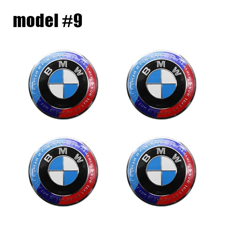 JKGN2 4pcs 56mm 60mm 65mm Car Wheel Center Hub Cap Sticker Badge For BMW M Performance E90 E92 F07 G30 G20 F34 F10 E71 F20 F40 E60 E70
