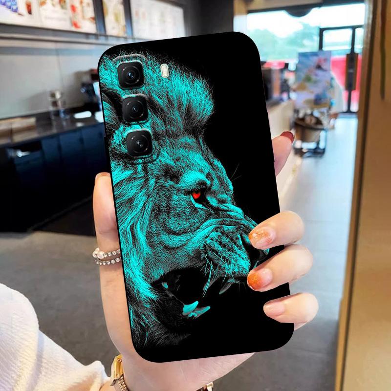 Для Infinix Hot 50 Pro Plus 4G Чехол Модный ТПУ Ударопрочный Корпус Для Infinix Hot 50 Pro+ Чехлы для Телефона Мягкий Силикон Funda Coque