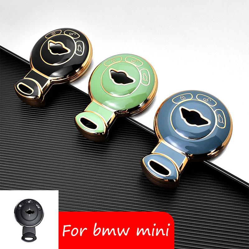 Чехол-брелок из ТПУ для автомобильного ключа BMW Mini Cooper Clubman ONE JCW Countryman Paceman Roadster R55 R56 R57 CAS3 F54 F55 F56 F57 Брелок