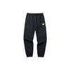 X Wu Huang Wan Shui Collaboration Solid Color Knitted Sweatpants Women Bottoms Black 162218313-3